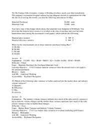 Accounting Chapter 17 2 Sales Price Variance And Flexible Budget Variance b