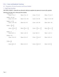 Chapter 4 4-caegu7e (sullivan)_tif Ch Linear And Quadratic Functions 41 Properties