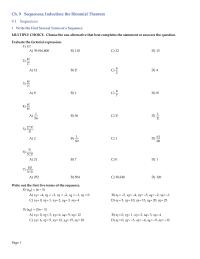 Chapter 9 9-caegu7e (sullivan)_tif Ch Sequences Induction The Binomial Theorem 91
