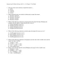 Chapter 5 Chapter 5 Which Include Statement Must You Use Define