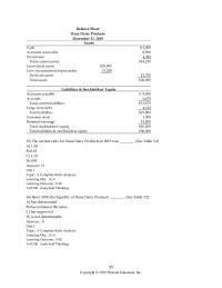 Finance Chapter 3 4 Dana Dairy Products’ gross profit margin was inferior