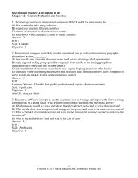 International Business Chapter 12 1 Which The Following Best Explains Blockbusters Failed