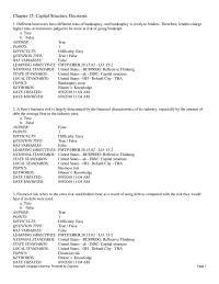 Finance Chapter 15 1 Different borrowers have different risks of bankruptcy