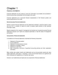 FINANCIAL STATEMENTS