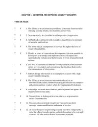 Chapter 1 1 Information Access Reliability Passive Service 13 An