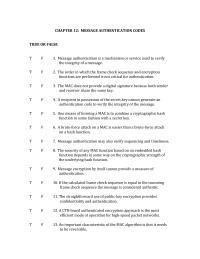 Chapter 12 1 Data Authentication Algorithm And Gmac Dmac