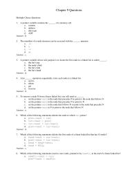 Chapter 09 Newesttestbank09 Adt List What The Single Parameter For