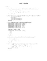 Chapter 12 Newesttestbank12 Adt List When Implementing Adt Sorted Listanswer