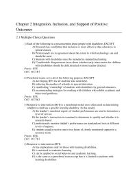 Chapter 2 Chapter 2 recommending strategies for working with children