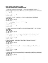 International Business Chapter 8 1 A difficulty Easy36 Mckelvey Inc Us Based Cosmetics