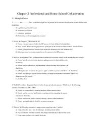 Chapter 2 Chapter 2 Professional And Home True False Research Indicates That All Families