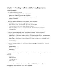 Chapter 10 Chapter 10 Teaching Students With Sensory Impairments Visual Acuity Most Evaluated The Use Optometric