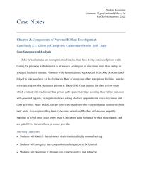 Business Ethics Chapter 03 Homework Older prison inmates are more prone to dementia&nbsp;