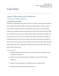 Business Ethics Chapter 04 Homework Students Will Examine Their Own Responses Trust