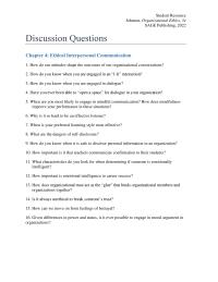 Business Ethics Chapter 04 Homework How You Know When Safe Disclose Personal