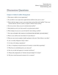 Business Ethics Chapter 06 Homework When Your Conflict Style Most Effective Least