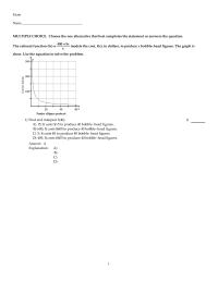 Chapter 6 1 The Remainder Zero 2answer D explanation b The Remainder