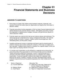 Accounting Chapter 1 Homework&nbsp;Accounting is a system that collects and processes