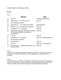 Accounting Chapter 2 Homework Receivable Beg E 3200 3200 Equipment Beg