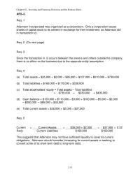 Accounting Chapter 2 Homework Refer The Financing Activities Section The Statement