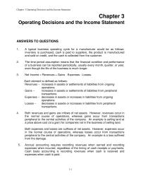 Accounting Chapter 3 Homework None Revenue Earned September Earnings Process Not