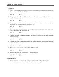 Chapter 26 1 The Australian Bureau of Statistics regularly publishes