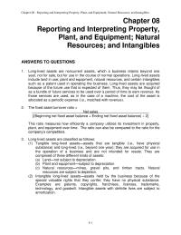 Accounting Chapter 8 Homework M86 Machinery Original Cost Accumulated Depreciation End