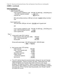 Accounting Chapter 8 Homework The 300 Difference Will Increase Cost Goods