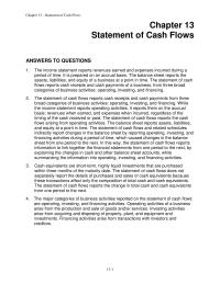 Accounting Chapter 13 Homework This Noncash Expense Depreciation Expense Along With