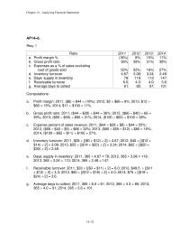 Accounting Chapter 14 Homework management should work to reverse thedownward trend&nbsp;