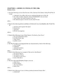 Performing Arts Chapter 8 Chapter 8 Hollywood Exempted Itself From Participation From World