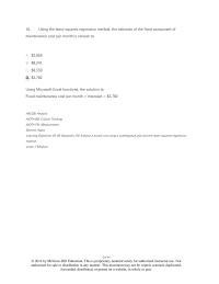 Accounting Chapter 2A Using The Least squares Regression Method The