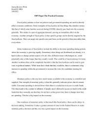 The Practical Economy