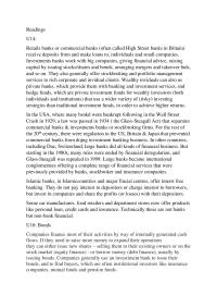 Retails Banks Or Commercial Banks