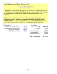 Finance Chapter 3 Homework However There Are Several Points Worth Noting