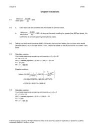 Finance Chapter 6 Homework Interest Payments Number Interest Payments
