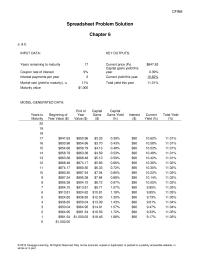 Finance Chapter 6 Homework Interest payments per year&nbsp;Market rate (yield to maturity)
