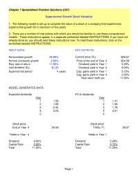 Finance Chapter 7 Homework You Will Need Enter The Data For
