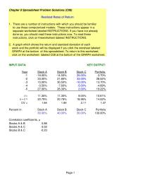 Finance Chapter 8 Homework You Will Need Enter The Data For
