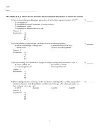 Chapter 25 1 If the exchange rate between the U.S. dollar and the