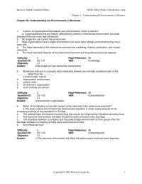 Chapter 2 1 In terms of organizational boundaries and environments