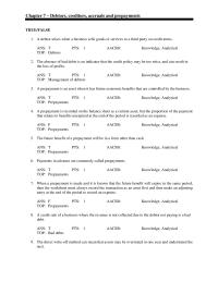 Chapter 07 1 A debtor arises when a business sells goods or services