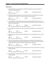 Chapter 09 1 The future benefits of a non-current asset are difficult to determine