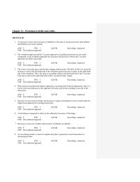 Chapter 13 1 An increase in assets and an increase in liabilities is the same as saying assets