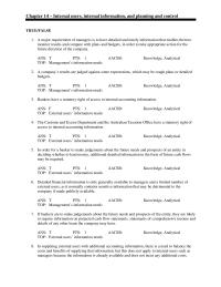 Chapter 14 1 A company’s results are judged against some expectations