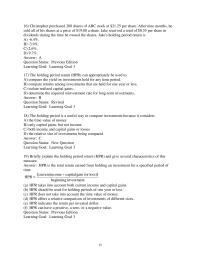 Finance Chapter 4 2 Investors Who Limit Themselves Risk Free And