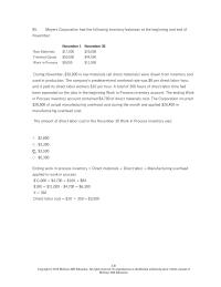 Accounting Chapter 2 5 Meyers Corporation Had The Following Inventory