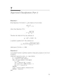 Environmental Engineering Chapter 7 Homework Exercise The Log Discriminant Function For Mc