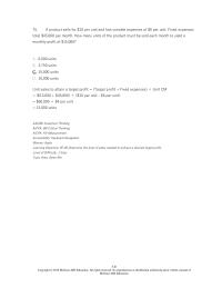 Accounting Chapter 5 4 Renfrew Corporation has provided the following data concerning its only