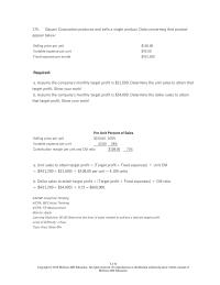 Accounting Chapter 5 10&nbsp;the product’s current sales are